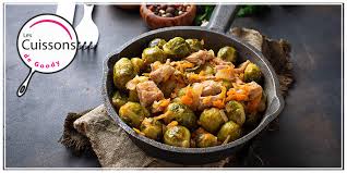 1 chou romanesco 1 càc de bicarbonate de sodium 1 càc de gros sel 1 échalote 1 càs d'huile d'olive ½ càc de bouillon de légumes en poudre bio 1 pincée de piment d'espelette 1 pincée de noix de muscade poivre, gomasio réalisation. Temps De Cuisson Choux De Bruxelles A L Eau Vapeur Poele Four