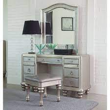 Checkout the christine makeup dressing table set in silver, black, white and cherry at discounted price. Coaster Company Of America Vanity Desk With Optional Mirror And Stool Bedroom Vanity Set Bedroom Vanity Vanity Table Set
