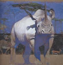 Fas Alumnus Robert Heindel Today S Inspiration Art Rhino Art Art Painting