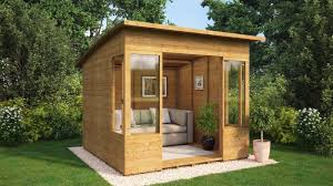 Verona Summerhouse 8x8 With French Doors 11mm Tongue Groove Floor Option Available Slow Grown Su Summer House Garden Small Summer House Summer House Design