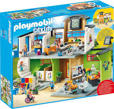 Playmobil 9453 Toy Large School With Set Up Amazon De Spielzeug Playmobil Play Mobile Playmobil Schule