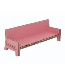 Cardboard Sofa Rose The Wonder Room