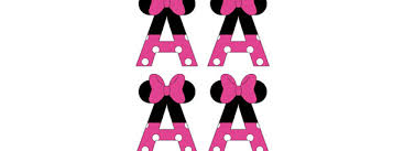 This pdf book incorporate mickey mouse glove alphabet template document. Cut Out Printable Minnie Mouse Alphabet Letters Pin De Thuy Em Alphabet 2 Tema Minnie Minnie