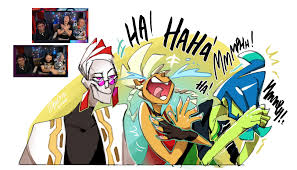 Mayday, to zuke mayday is the guitarist of bunk bed junction and one of the two protagonists of no straight roads. Mayday Zuke And Tatiana Nsr Funny Art Character Design Cool Art