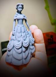 Beast is the protagonist of the 2017 movie, beauty and the beast.he is an egotistical handsome prince who is cursed into a reclusive bestial creature by the enchantress as punishment for his arrogance. 3d Printable Beauty And The Beast Belle By Tanya Wiesner