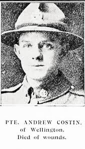 Pte. Andrew Bishop, of New Plymouth. Wounded