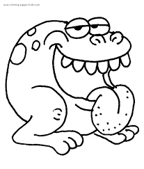 Keep your kids busy doing something fun and creative by printing out free coloring pages. Dibujos De Monstruos Para Pintar Monster Coloring Pages Pokemon Coloring Pages Animal Coloring Pages