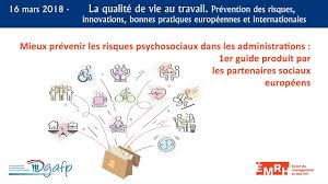 Etre bien au travail vous présente ses meilleurs vœux ! La Qualite De Vie Au Travail Prevention Des Risques Innovations Et Bonnes Pratiques Europeennes Et Internationales Portail De La Fonction Publique