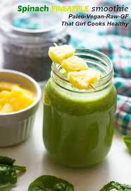 spinach pineapple smoothie that