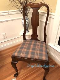 I went to a whole bunch of design stores and upholstery shops, only to find out that it would be a pretty significant chunk of change just to get them all recover… Uncovering Old Memories By Recovering Chairs Forget Him Knot