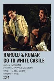 Harold Kumar Go To White Castle Polaroid Poster In 2020 Alternative Movie Posters Minimalist Poster Fashion Poster