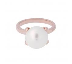 Arpelc white pearl engagement ring with diamonds ($350): Pearl Engagement Rings Chisholm Hunter