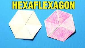 Learn how to make an easy paper flexagon that moves and flips forever! How To Make A Flexagon Origami How Make Hexaflexagon Fleksagon Geksafleksagon Origami Organza Youtube