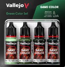 Vallejo Game Colour Green Color Set