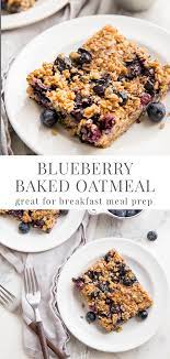 Blueberry Baked Oatmeal Easy Healthy Recipes Recipe Baked Oatmeal Recipes Healthy Healthy Oatmeal Recipes Food