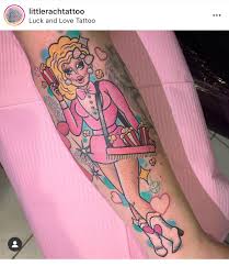 Love is not just permanent. My Second Trixie Mattel Tattoo Based On Her Outfit In The Mama Don T Make Me Put On The Dress Again Video Trixiemattel