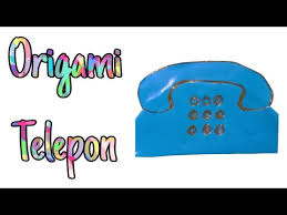 Idekreatif Tema Alat Komunikasi Kreasi Telepon Kegiatan Kreatif Melipat Origami Bentuk Telepon Youtube