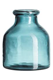 Petit Vase En Verre Turquoise Home H M Ch Small Glass Vases Vase Small Glass Bottles