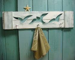 Porta Toalha Decoracao De Casa De Praia Ideias Artesanato Em Madeira