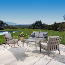 Sunvilla North Shore 4 Piece Deep Seating In 2021 Deep Seating Outdoor Furniture Sets Seating