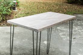 This welding process was a great learning experience and i enjoyed using the technique to create such a. How To Make A Standing Desk With Wood Top Metal Legs Building Our Rez