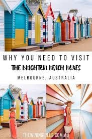 Visit The Historic Brighton Beach Boxes In Melbourne Australia An Easy Beach Day In Melbourne Austral Brighton Beach Brighton Beach Melbourne Visit Brighton