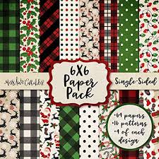 Includes christmas card kits, cross stitch, decoupage, backing papers & more Buy 6x6 Pattern Paper Pack Merry Christmas Card Making Scrapbook Specialty Paper Single Sided 6 X6 Collection Includes 64 Sheets By Miss Kate Cuttables Online In India B07k1hqffz