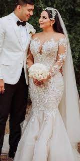27 Graceful Plus Size Wedding Dresses Wedding Dresses Guide Plus Wedding Dresses Wedding Dress Long Sleeve Wedding Dresses