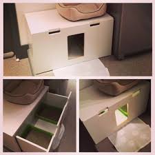Stuva Litterbox For 4 Kitties Ikea Hackers Wonder If My Kitties Might Like This Especially In The Bedro Toilette Pour Chat Maison Litiere Chat Litiere Chat