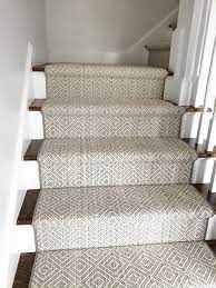 Diamond Cream Flat Weave Wool Stair Runner Stair Runner Stairs Carpet Sale