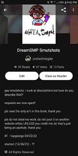 DreamSMP Smutshots ✓ - A/N - Wattpad