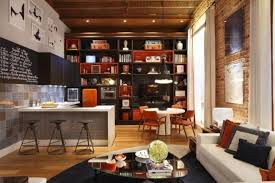 Cuisine Ouverte Sur Le Salon 25 Idees Modernes Et Pratiques Cuisine Style Industriel Idee Deco Industrielle Casa Deco