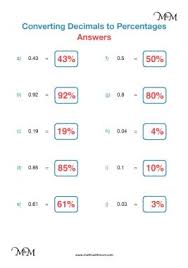 Fraction to percent any fraction, even a mixed fraction, can be converted to a percentage. Converting Decimals To Percentages Maths With Mum