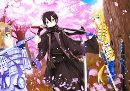 Sword art online on instagram: Eugeo Kirito And Alice Sword Art Online Sao Alicization Underworld Sword Art Sword Art Online Online Art