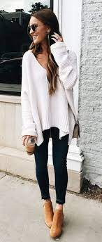 Winter Outfits 2019 Fall Fashion 2019 Casual Outfits 2019 Mom Style Clothes For Work Simple Fall Outfits White Cardigan Women Casual Winter Outfits