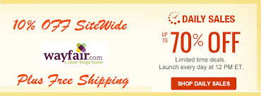 10 Off Wayfair Discount Coupon Code Wayfair Promo Code Free Shipping Save Up To 70 Off Go With Link Use Coupons Discount Codes Coupon Promo Codes Wayfair
