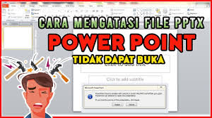 You receive a powerpoint can't open the type of file error message when you open a powerpoint presentation in a version that is earlier than powerpoint 2002. Cara Mengatasi File Pptx Power Point Tidak Dapat Dibuka Youtube
