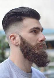 Untamed beard and hair combo can look great, if it's intentional! 22 Back Undercut Haircut With Beard For Mens 2018 2019 Pics Bucket Beard Haircut Hair And Beard Styles Men Haircut 2018
