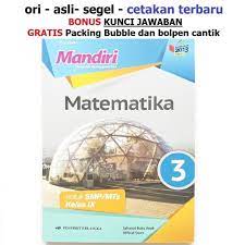 Nn Buku Mandiri Matematika Smp Kelas 9 Ix K13 Soal Jawaban Kurtilas Shopee Indonesia