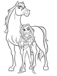 Girls from spirit riding free. Kids N Fun Com 11 Coloring Pages Of Spirit Untamed