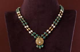 Krishna pearls (exclusive pearls showroom) 2nd floor, above krishna jewellers pearls & gems, Gold Necklace Indian Designs Archives Krishna Pearls
