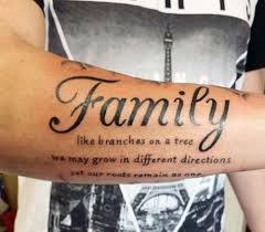 Word family tattoo designs word family made into a heart shaped tattoo. 15 Cute Family Tattoo Designs With Pictures Styles At Life