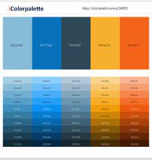 The combo library contains pages of orange color combinations (a.k.a, color schemes and color palettes) for you to choose from. 6 Latest Color Schemes With Light Blue And Orange Color Tone Combinations 2021 Icolorpalette