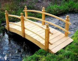 Foot Bridge In An Asian Themed Outdoor Space Backyard Bridges Garden Bridge Design Garden Bridge