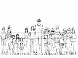 Yotsuba Azumanga Height Chart Azumanga Daioh Cool