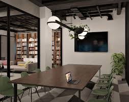 Here's a list of 5 winning office design trends that will boost efficiency while keeping employees content at work. Modern Industrial Office Design By Deer Design 3dtotal Learn Create Share