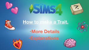 Los mejores mods de los. How To Make A Custom Trait For Sims 4 Tutorial Youtube