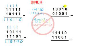 Penjumlahan bilangan asli dengan cara melanjutkan urutan dari bilangan asli. Penjumlahan Dan Pengurangan Biner Youtube