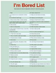 42 free indoor activities for kids to do at home. 50 Activities For Bored Kids The I M Bored List Bored List Business For Kids Bored Kids
