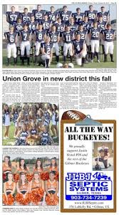 The Gilmer Mirror (Gilmer, Tex.), Vol. 135, No. 69, Ed. 1 Wednesday, August  29, 2012